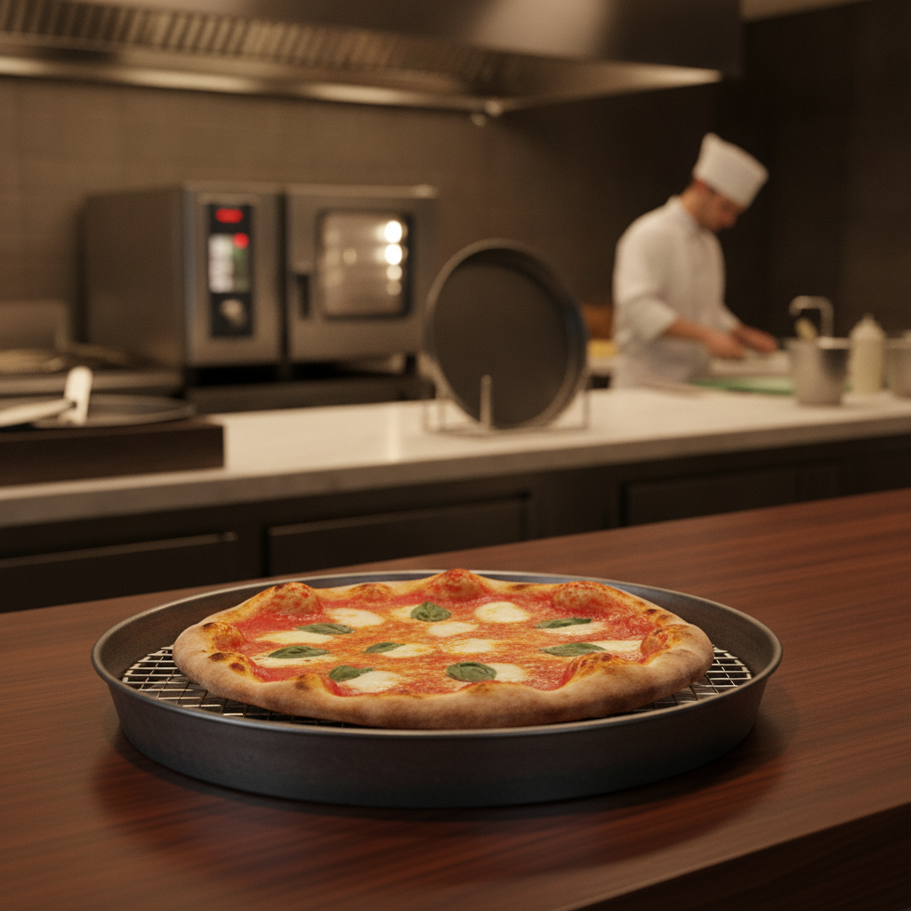 Iron Pizza Pan 9in for Baking Delicious Pizzas