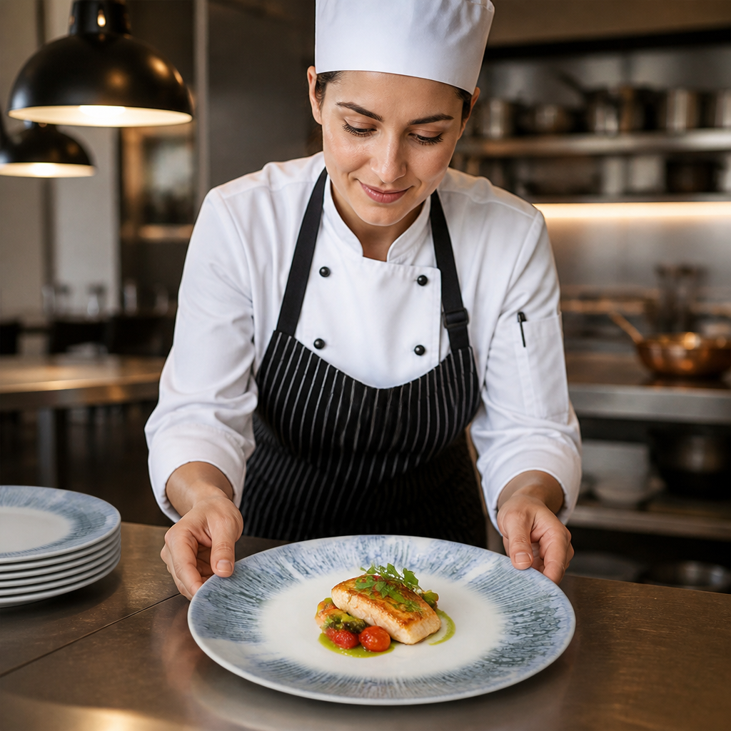 Coupe Plates 260mm Vitrified Ceramic for Everyday Service (Pack of 12)