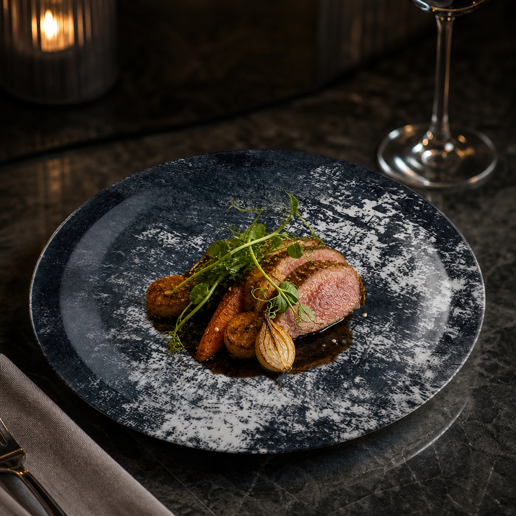 Vitrified Plate 229mm China for Contemporary Dining (Pack of 12)