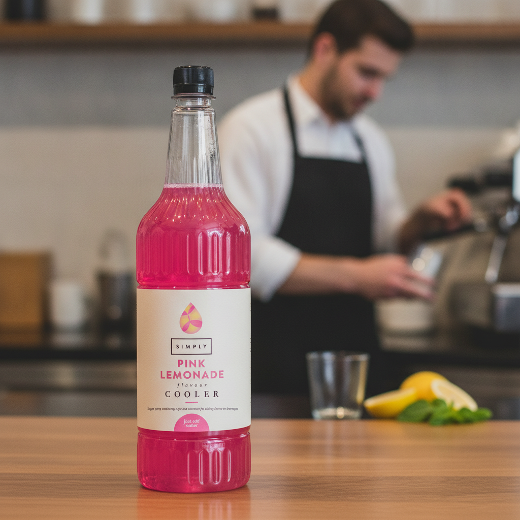 Pink Lemonade Cooler Syrup 1L for Refreshing Summer Drinks