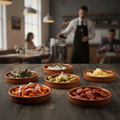 Porcelain Tapas Dishes 130mm for Serving & Dining (Pack of 6)
