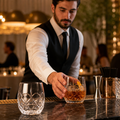 Eco-Crystal Glass Double Old Fashioned Tumblers 380ml for Bars & Restaurants (Pack of 12)