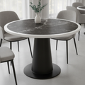 Aluminium & Glass Round Table Top 580mm for Dining Areas