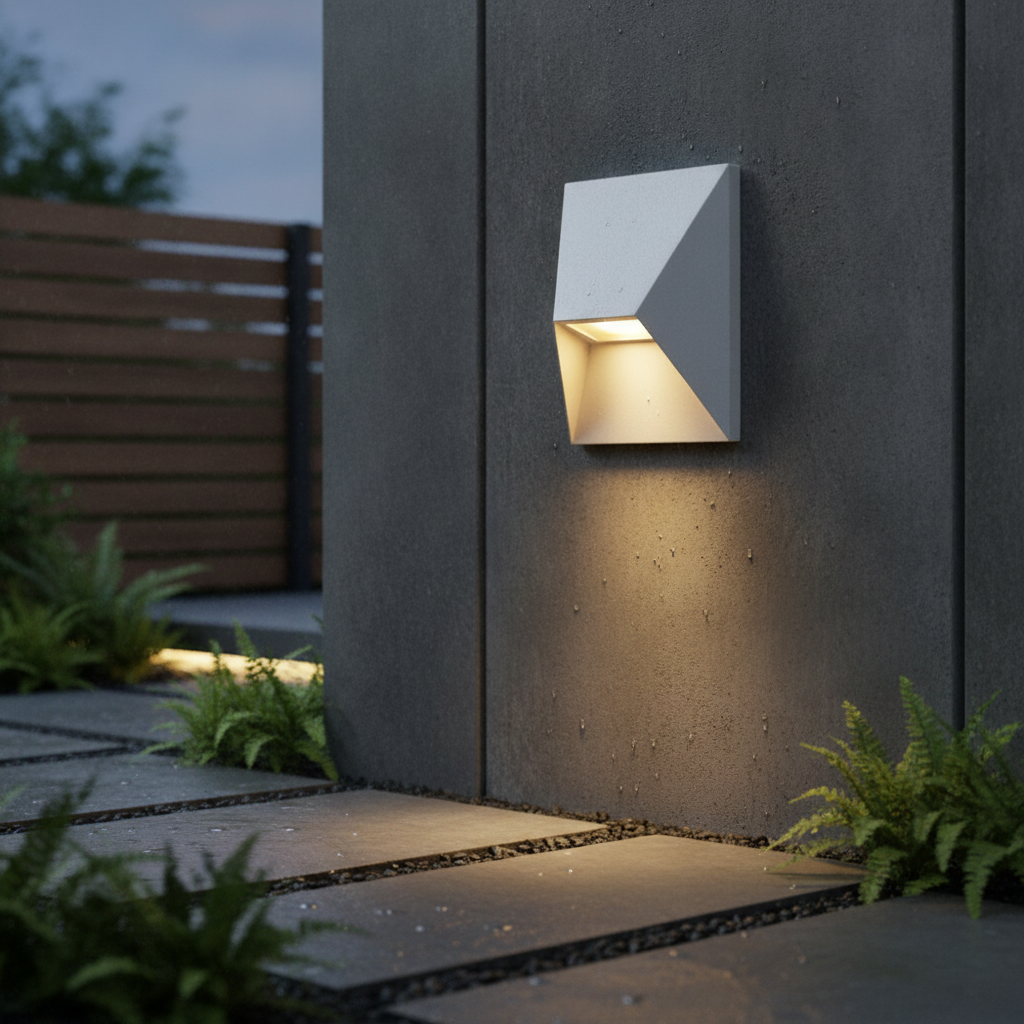 Aluminium Outdoor Wall Light for Patios & Pathways