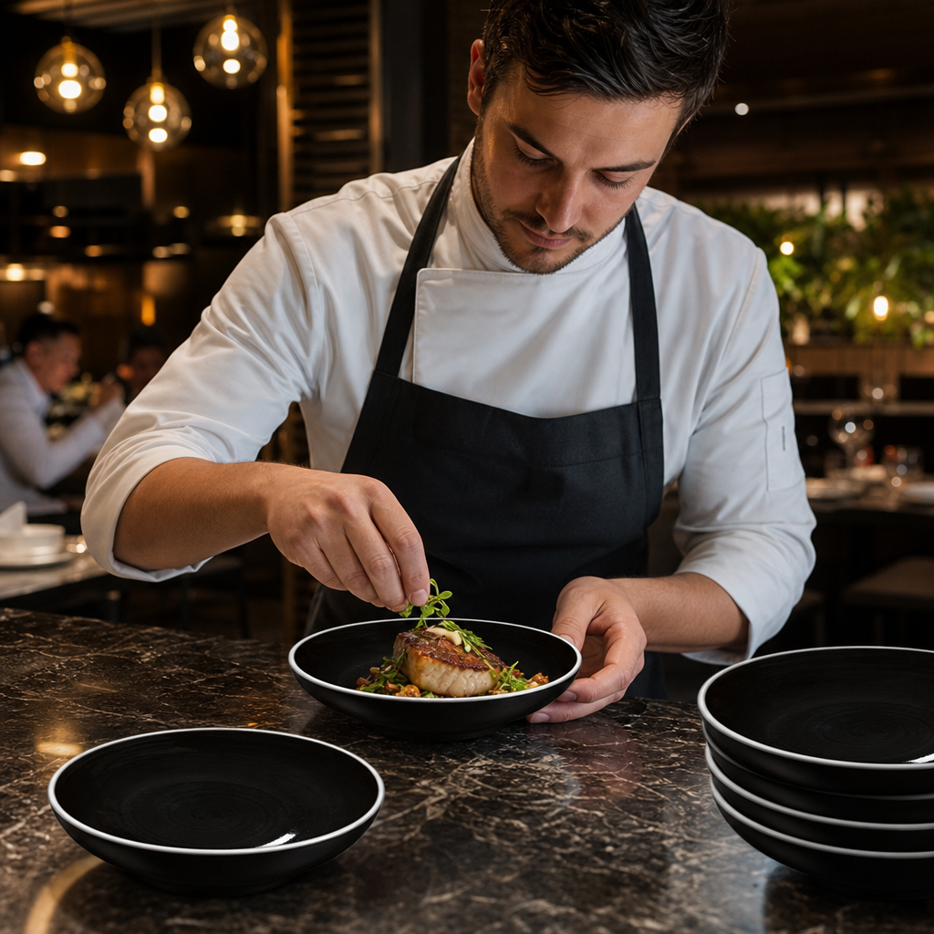Alumina Bowls 175mm Vitrified Ceramic for Elegant Dining (Pack of 12)
