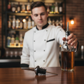 Stainless Steel Medium Spirit Pourer 113mm for Bars & Pubs