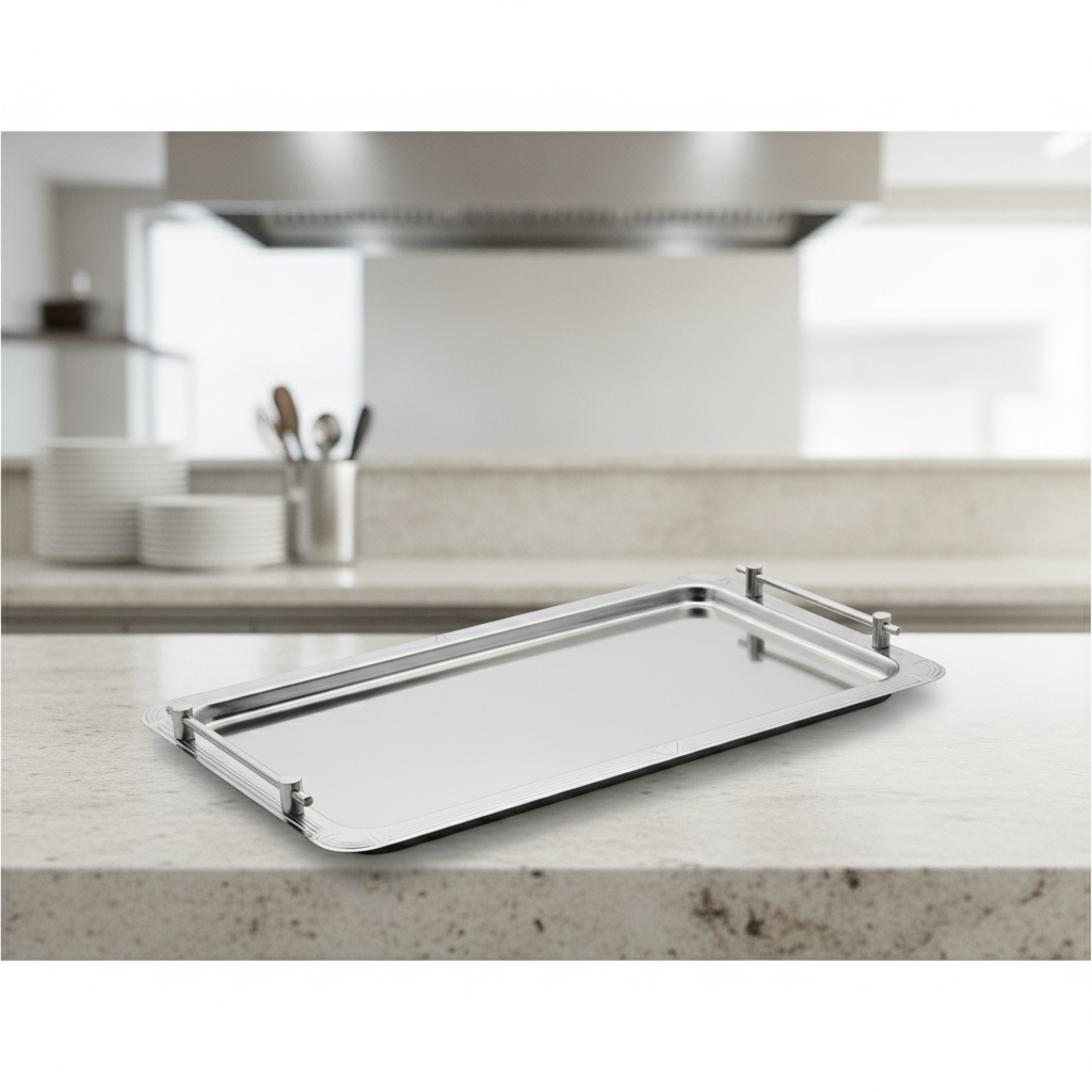 Stainless Steel Rectangular Stacking Buffet Tray 1/1 GN for Catering & Hospitality