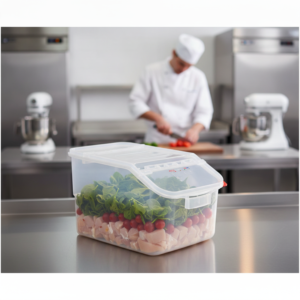 Polypropylene Gastronorm Ingredient Bin 50L for Commercial Kitchens