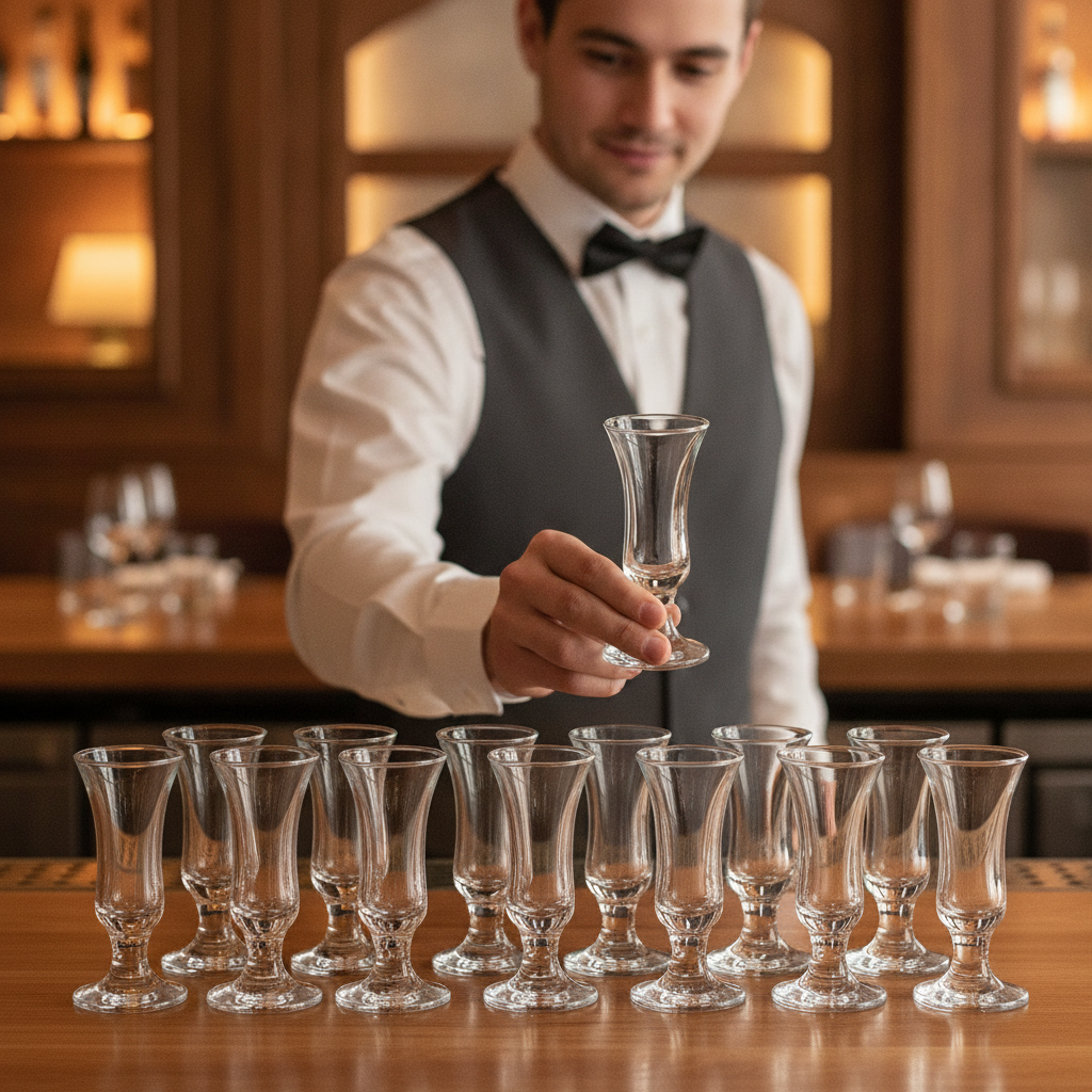 Clear Glass Liqueur and Sherry Glasses 30ml for Bars & Pubs (Pack of 12)
