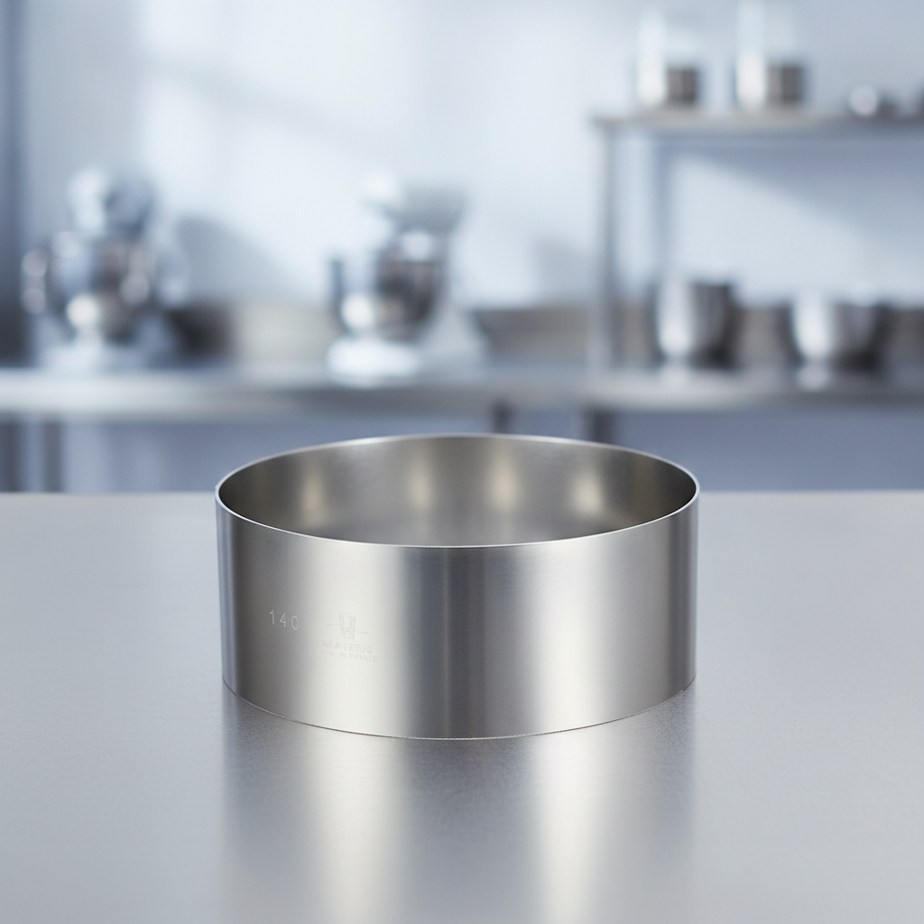 Stainless Steel Mousse Ring 140mm for Professional Kitchens