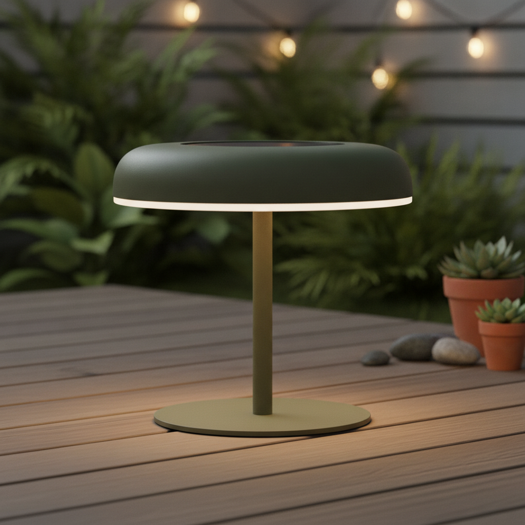 Plastic Green Solar Outdoor Battery Light for Versatile Use