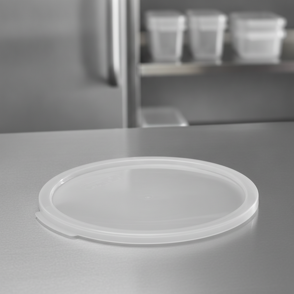 Polypropylene Round Food Storage Container Lid for Freezing