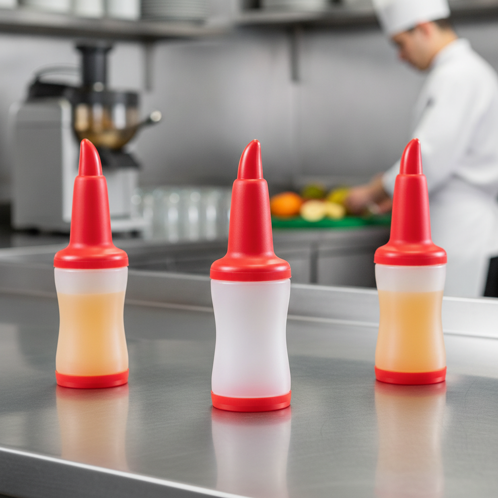 Durable Plastic Juice Pourer 1.08L for Busy Bars