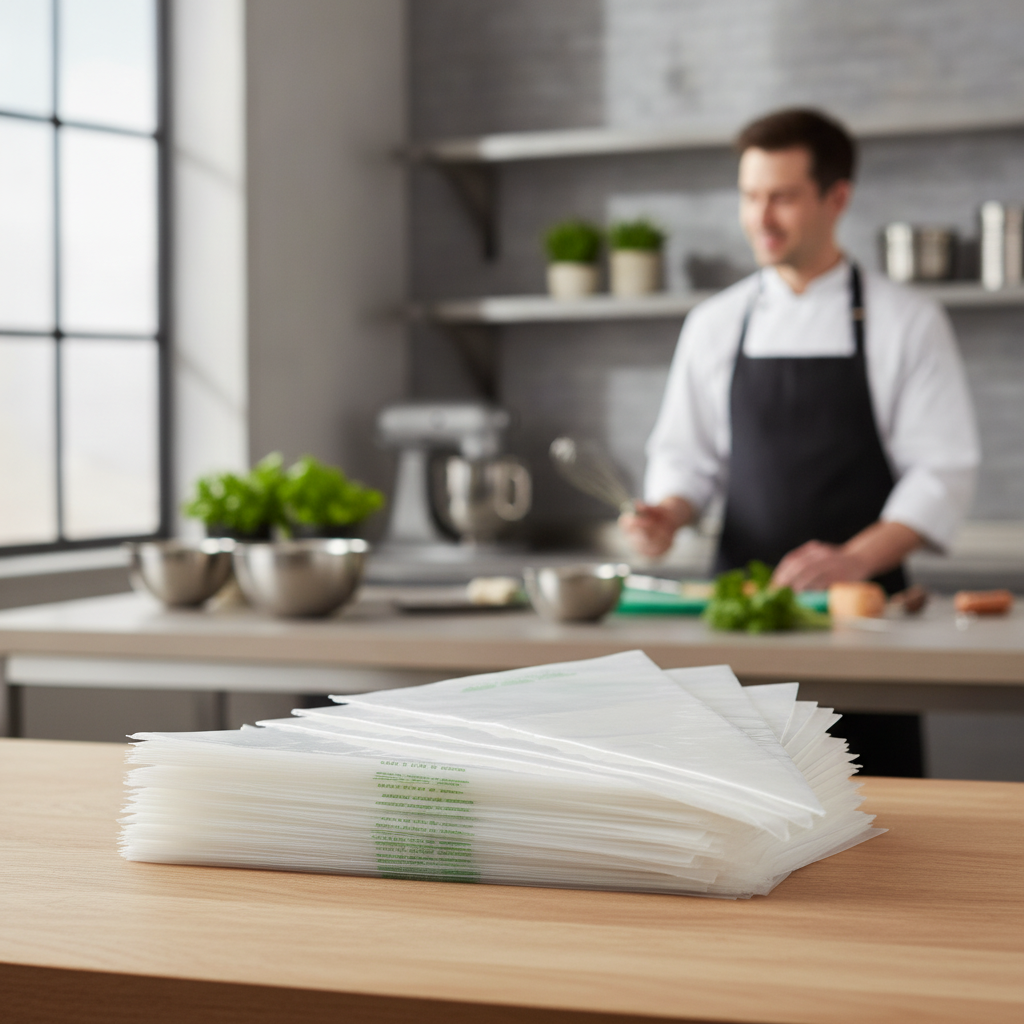 Biodegradable Compostable Piping Bag 530x270mm for Eco-Friendly Kitchens (Pack of 72)