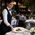 Wide Rim Plates 270mm Porcelain for Catering Venues (Pack of 18)