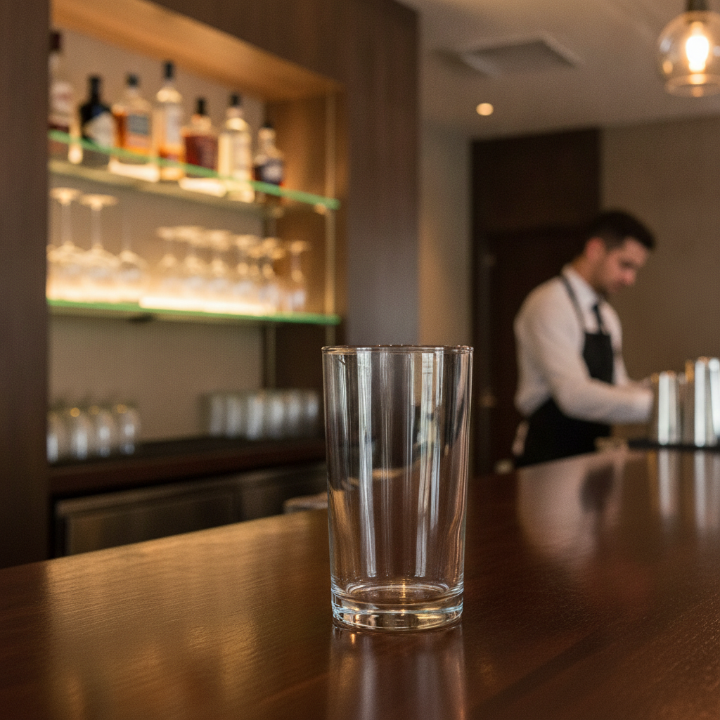 Toughened Glass Hi Ball Glasses 280ml for Bars & Pubs (Pack of 48)
