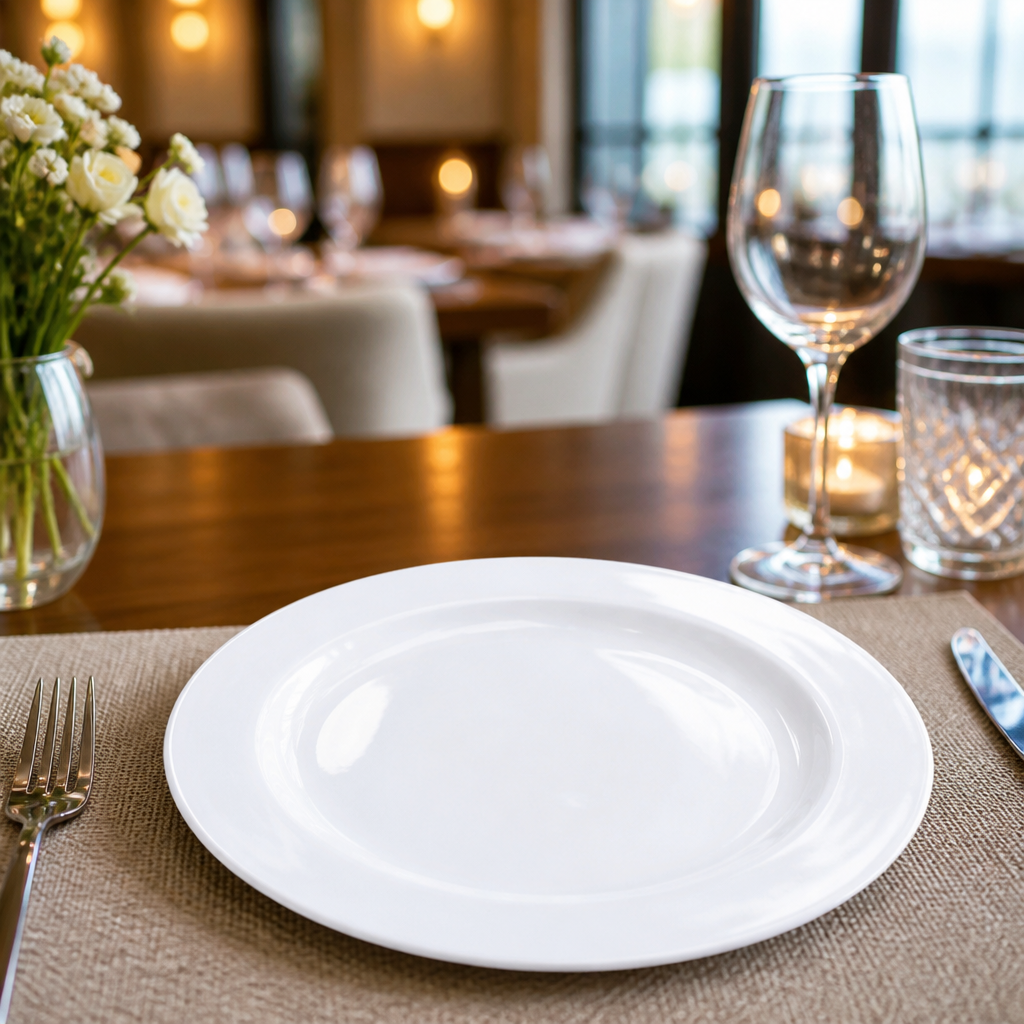 Plates 165mm Fine China for Elegant Dining (Pack of 12)