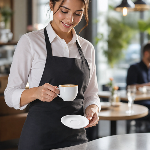 Cappuccino Saucers 200ml Porcelain for Hotels & Cafés (Pack of 12)