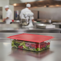 Polypropylene Red Seal Lid for Food Safety Management
