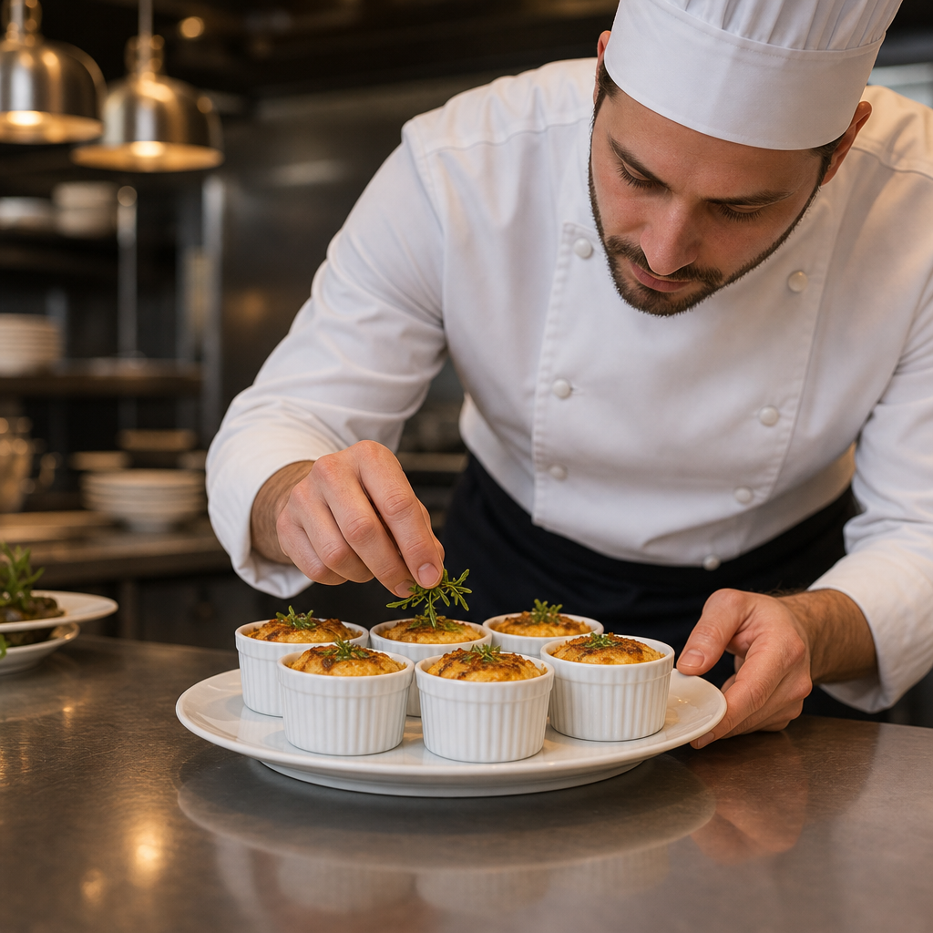 Soufflé Dishes 105mm Porcelain for Restaurants & Canteens (Pack of 6)