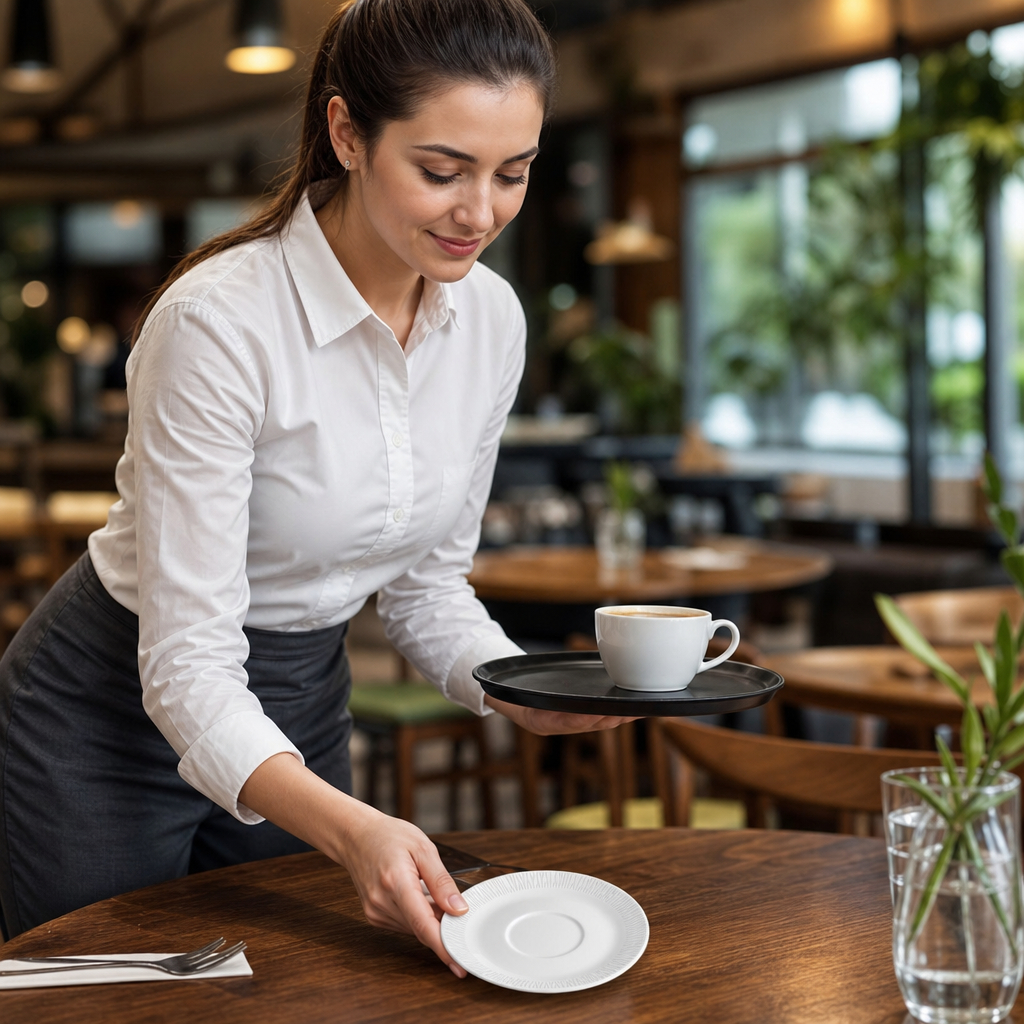 Saucers 152mm Porcelain for Cafés & Restaurants (Pack of 12)