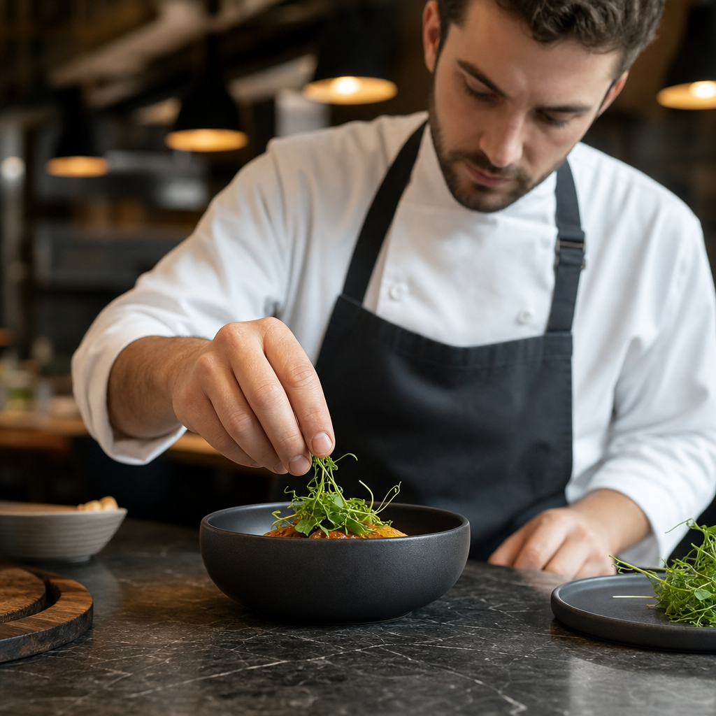 Black Stoneware Bowls 120mm for Stylish Dining