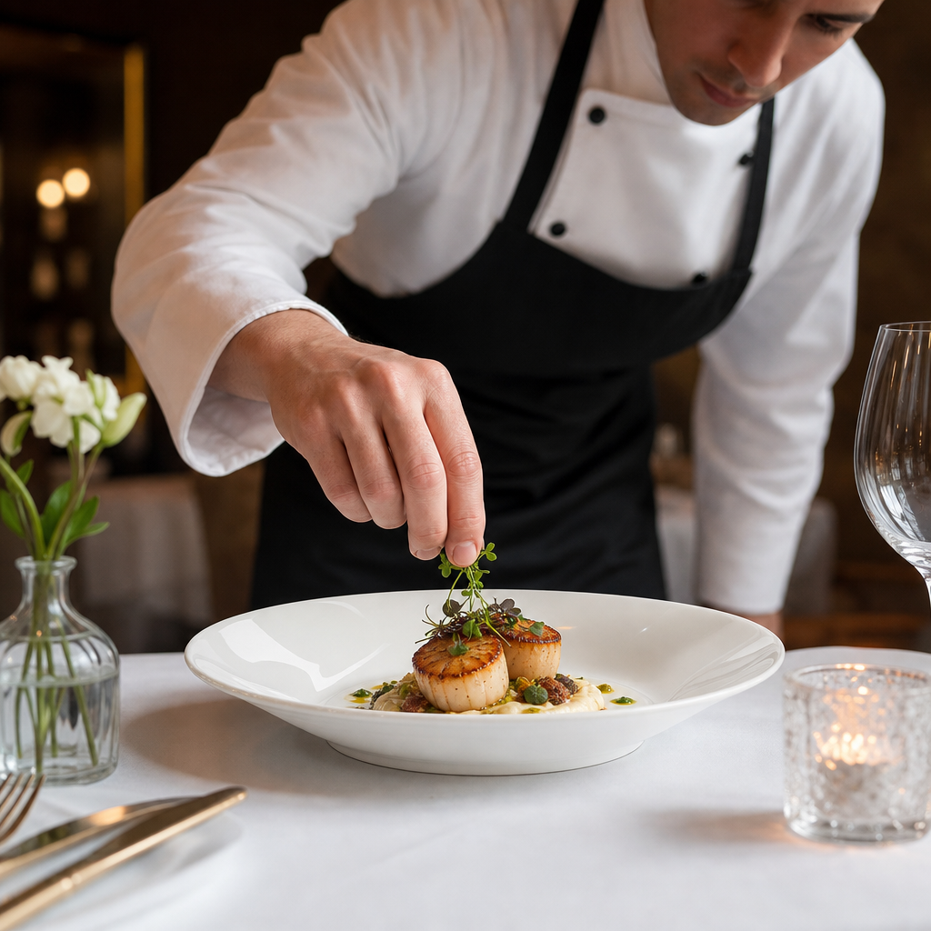 Soft Curve Rimmed Bowls 235mm Bone China for Fine Dining (Pack of 6)