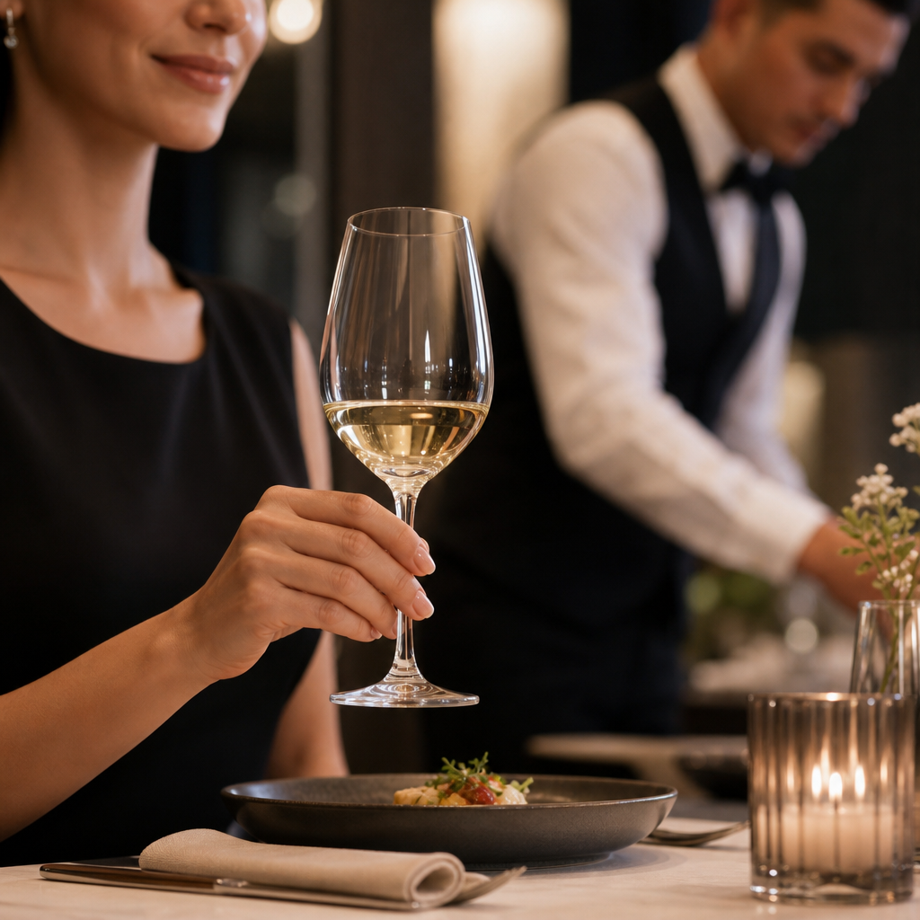 Glass Mineral Wine Glass 350ml for Fine Dining (Pack of 24)