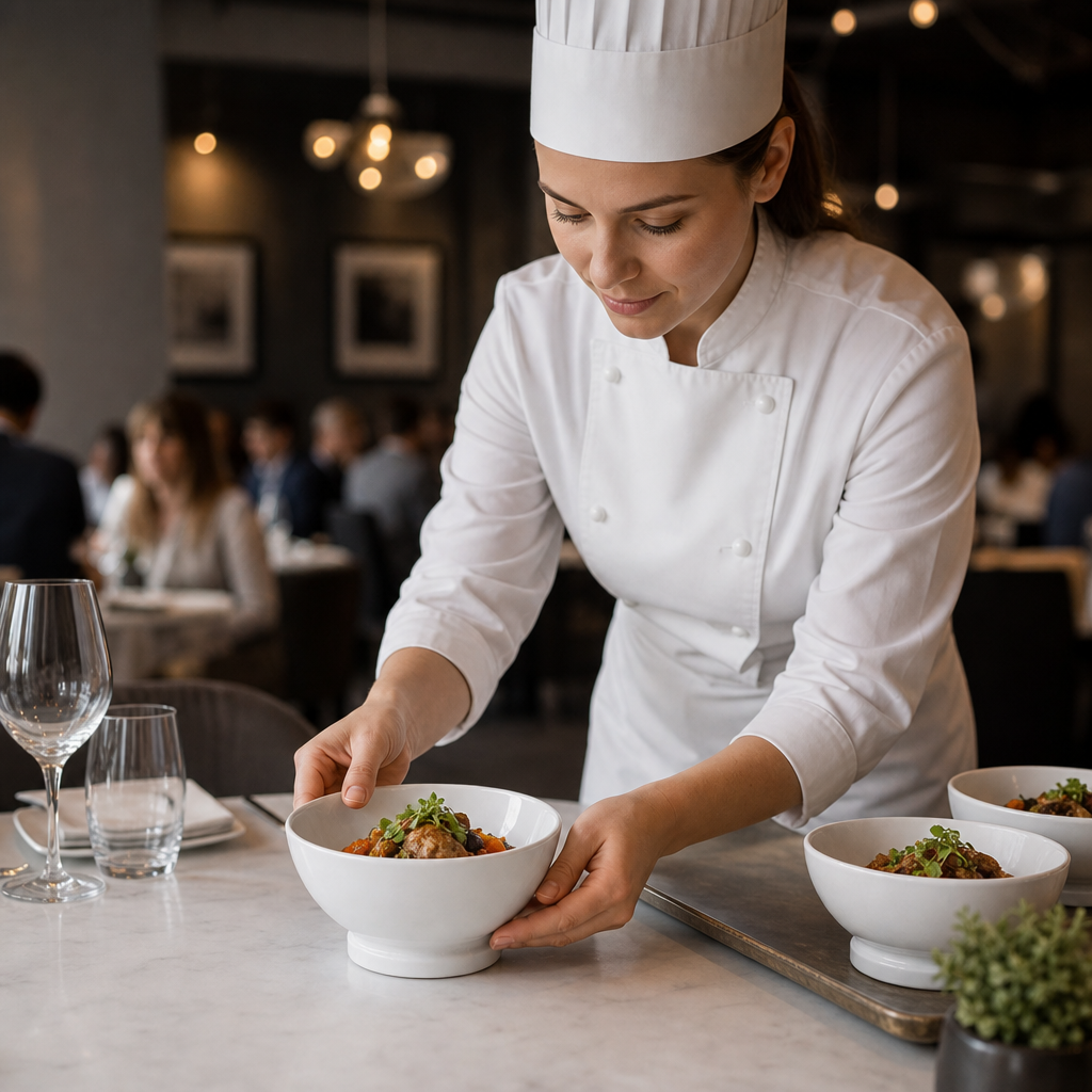 Bowls 140mm Porcelain for Restaurants & Canteens (Pack of 6)