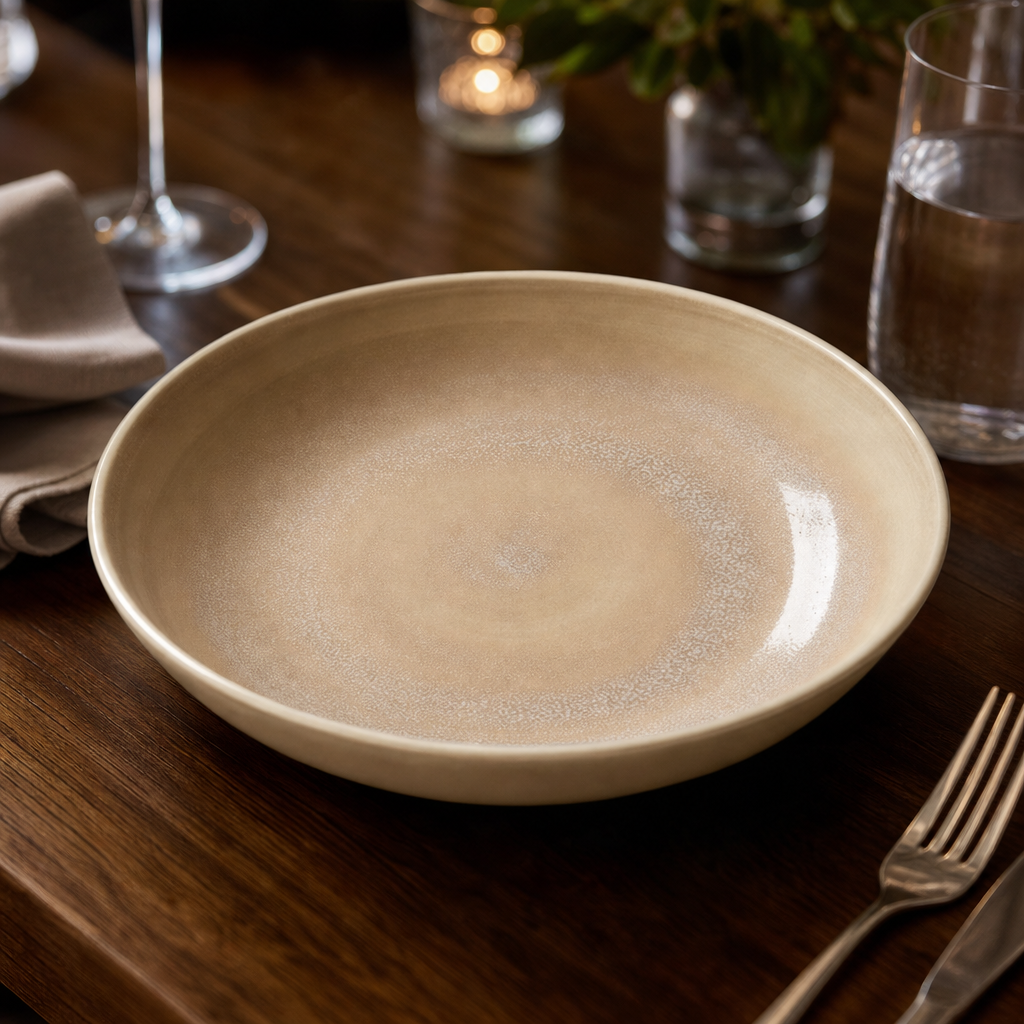 Sandstone Coupe Bowls 255mm for Restaurants & Cafés - Pack of 12