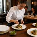 Plates 210mm White Vitrified Ceramic for Hospitality Use (Pack of 12)