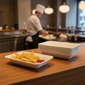 Bagasse Chip Trays 175mm for Takeaway Food Service (Pack of 500)