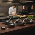 Stainless Steel Mini Frying Pan 155mm for Table Presentation (Pack of 6)