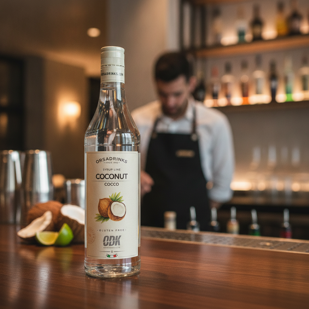 Coconut Syrup 750ml in PET Bottle for Cocktails & Smoothies