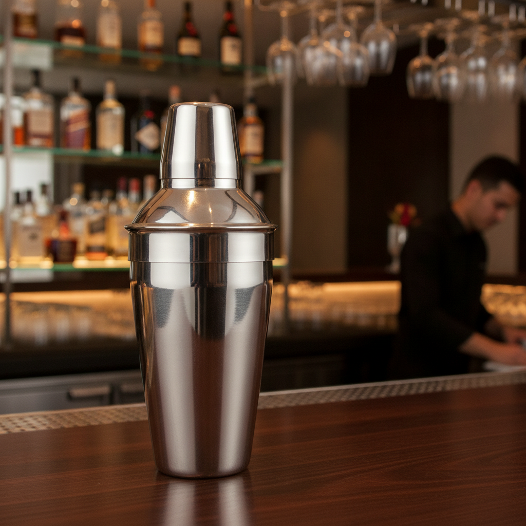 Stainless Steel Cocktail Shaker 750ml for Busy Bars