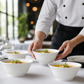 Alumina Bowls 100mm Vitrified Ceramic for Hospitality (Pack of 12)