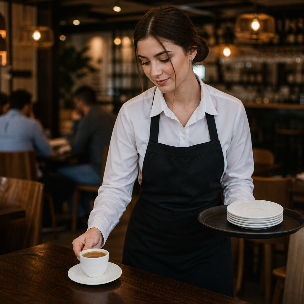 Espresso Saucers 118mm Vitrified Ceramic for Cafés (Pack of 12)
