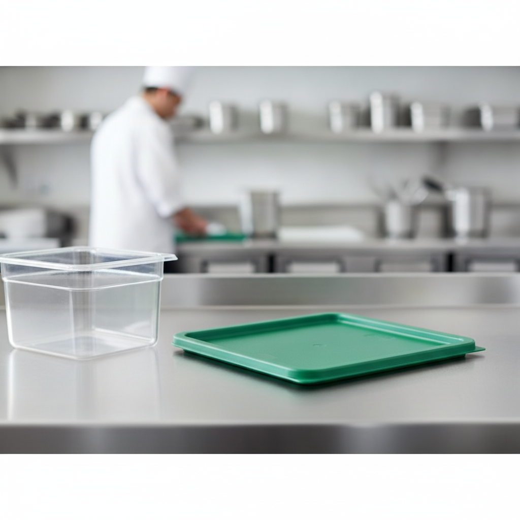 Polyethylene Square Food Storage Container Lid for Food Prep