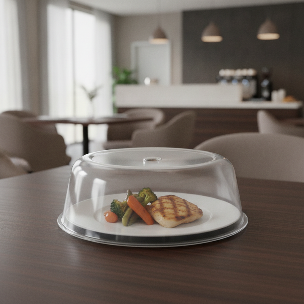 Polycarbonate Plate Cover 215mm for Care Homes