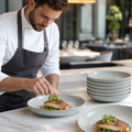 Rimmed Coupe Bowls 200mm Porcelain for Elegant Dining (Pack of 6)