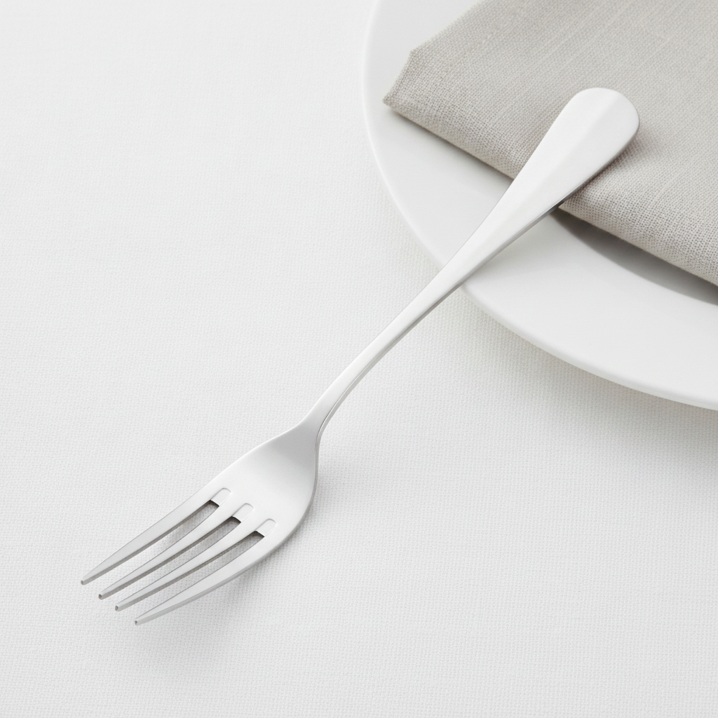 18/0 Stainless Steel Baguette Table Fork for Dining (Pack of 12)
