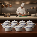 Stoneware Mini Casserole Dish 250ml for Serving Meals (Pack of 12)