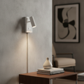 Metal Adjustable Wall Light with Touch Dimmer for Living Spaces