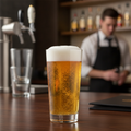 Glass Nucleated Conical Beer Glass 570ml for Bars & Pubs (Pack of 24)