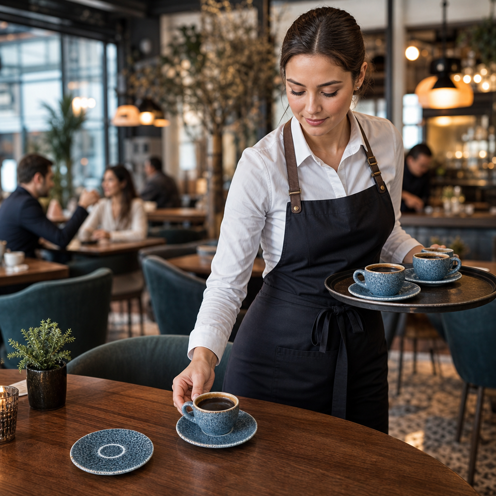 Espresso Saucers Vitrified Ceramic for Hospitality (Pack of 12)
