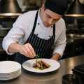 Wide Rimmed Plates 165mm Porcelain for Catering & Hospitality (Pack of 12)