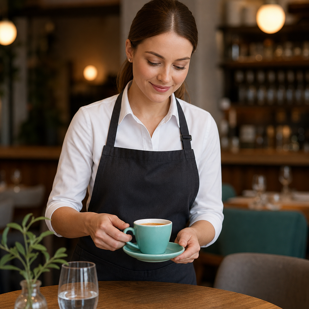Stoneware Espresso Cups Aqua 100ml for Cafés & Bistros (Pack of 12)
