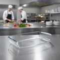 Borosilicate Glass Oven Dish 3.6L for Cooking & Serving