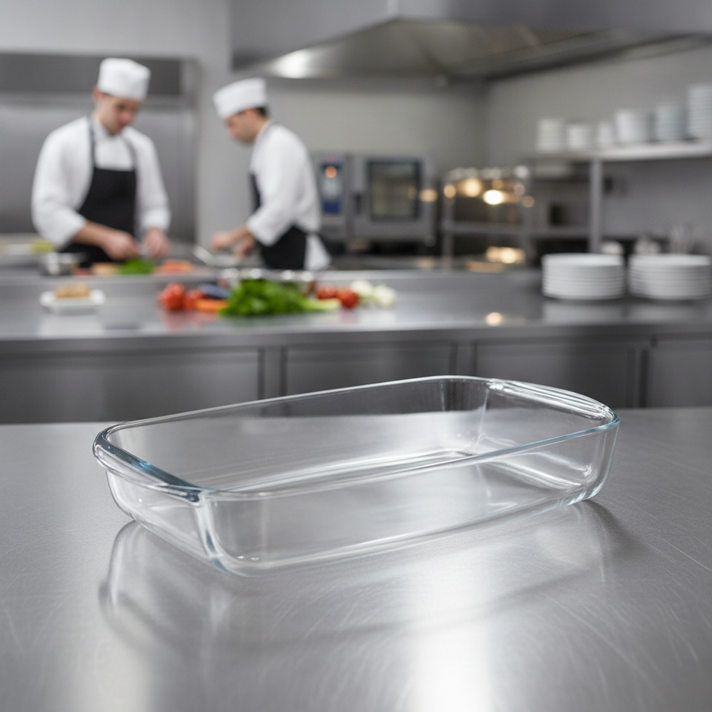 Borosilicate Glass Oven Dish 3.6L for Cooking & Serving