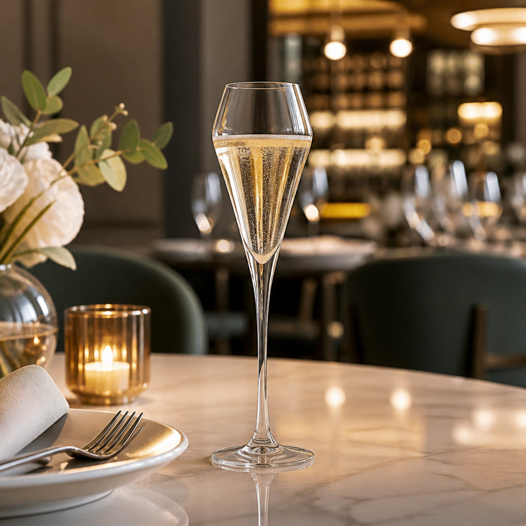 Polycarbonate Champagne Glasses 200ml for Bars & Restaurants (Pack of 6)